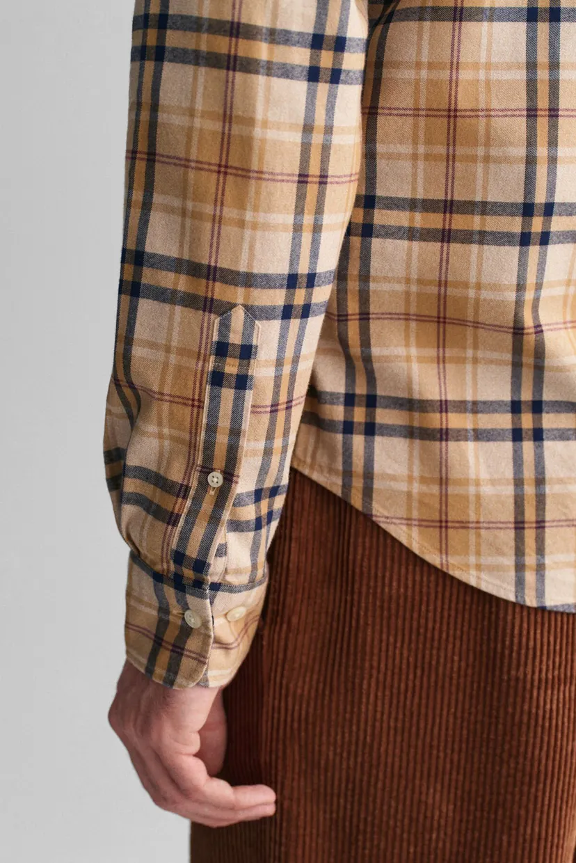 Чоловіча бежева картата сорочка REG JASPE FLANNEL PLAID 6