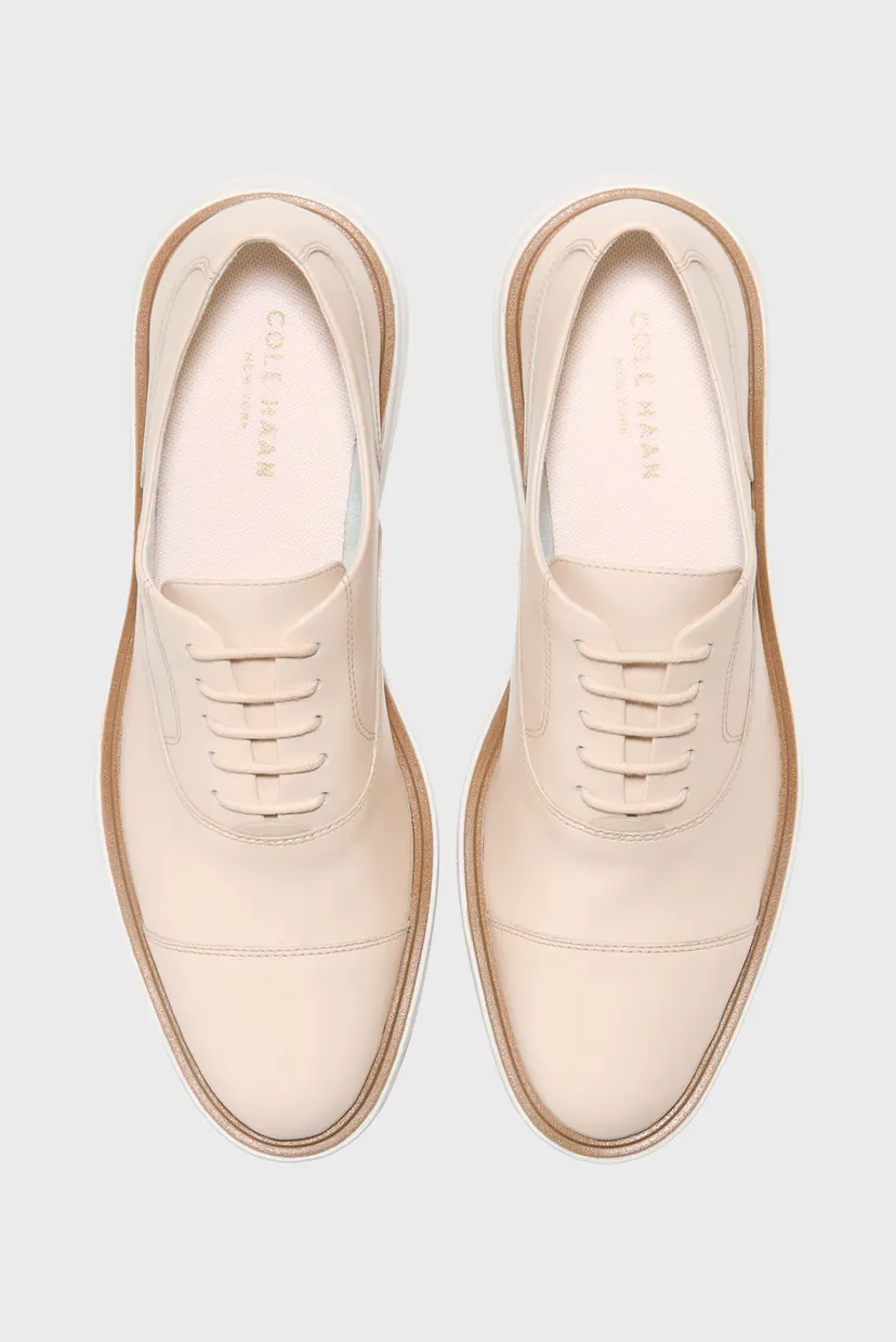 Жіночі бежеві шкіряні оксфорди ØriginalGrand CitySpectre Oxford 3
