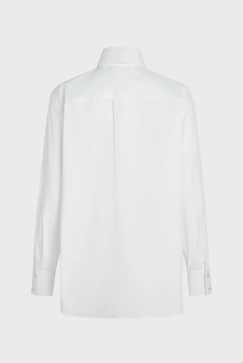 Женская белая рубашка POPLIN 6