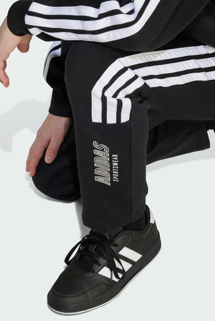 Детские черные спортивные брюки House of Tiro Fleece Kids 5
