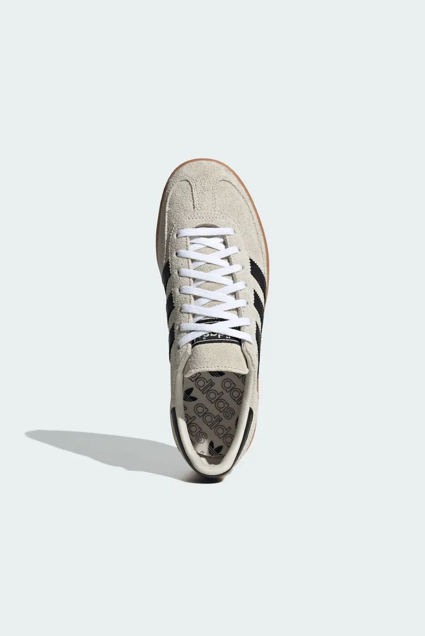 Жіночі бежеві замшеві снікерси Handball Spezial adidas IF6562 — MD