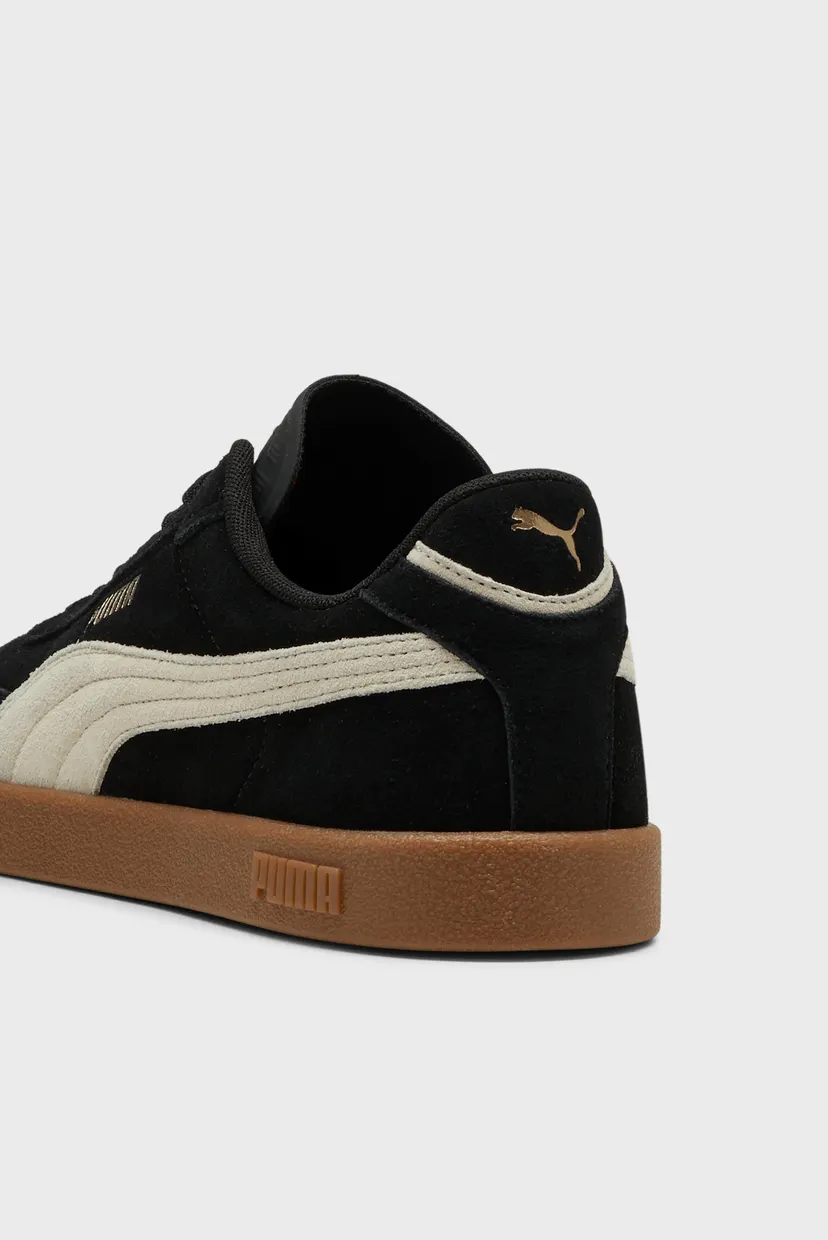 Черные замшевые сникерсы PUMA Club II Era Suede Sneakers Unisex 5