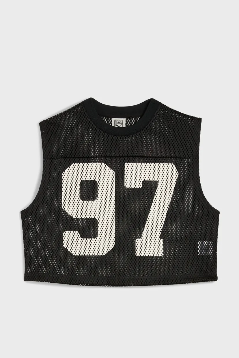 Жіноча чорна майка PUMA x ROSÉ Relaxed Mesh Top Women 6