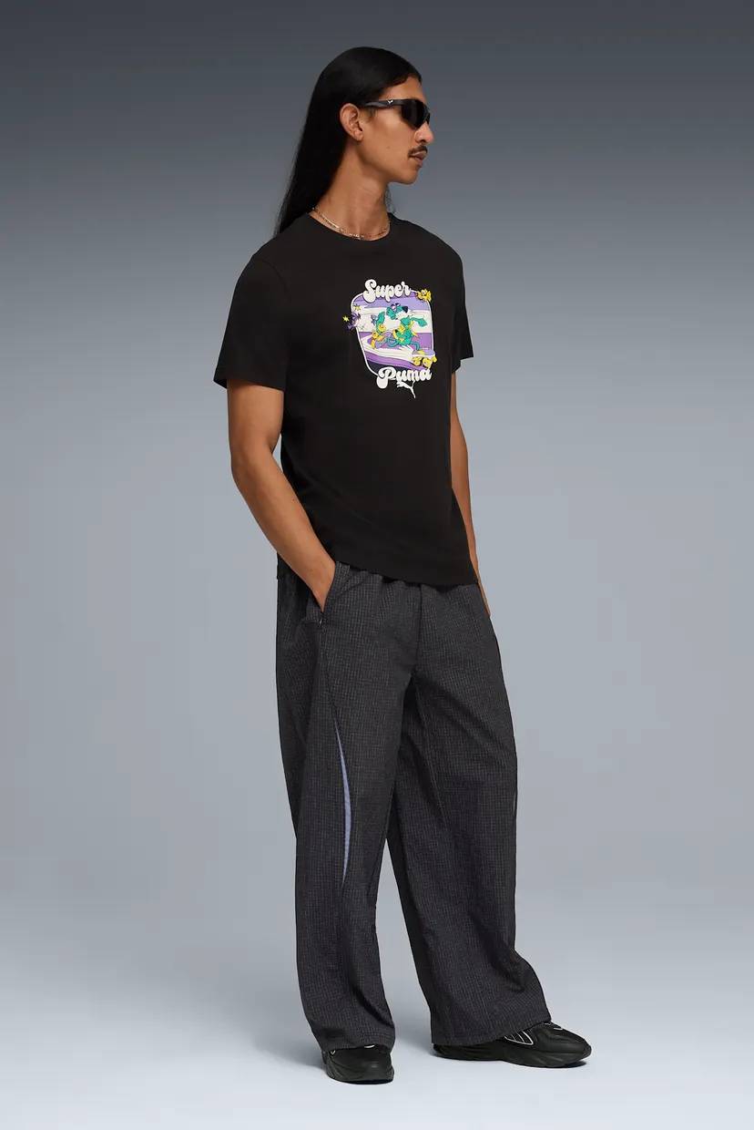 Мужская черная футболка Graphic Super PUMA Tee Men PUMA 634433_01