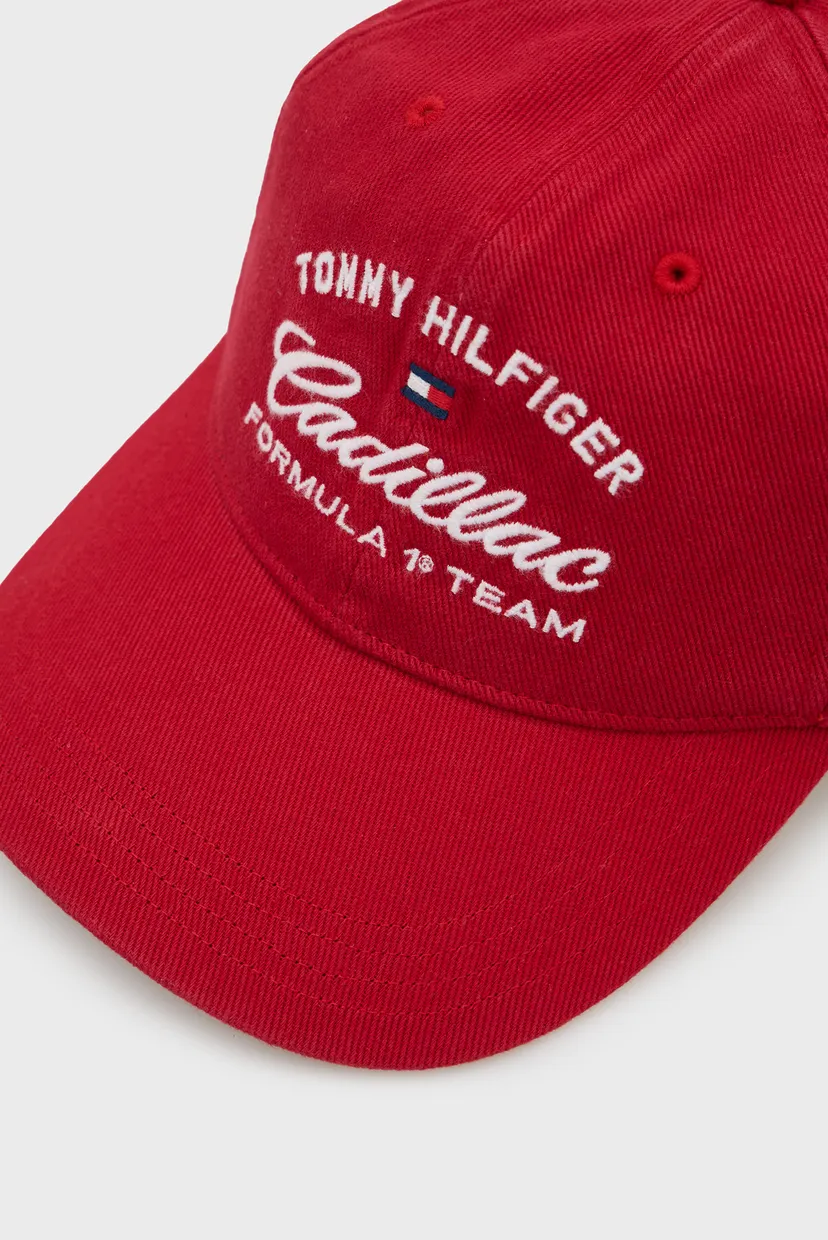 Мужская красная кепка TH x Cadillac Formula 1® Team 4