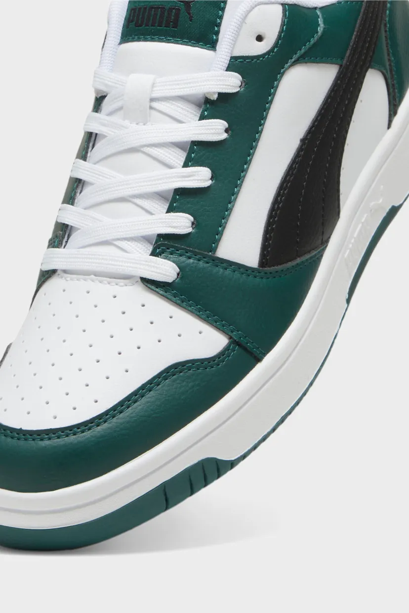 Зелені шкіряні снікерси Rebound V6 Low Sneakers 6