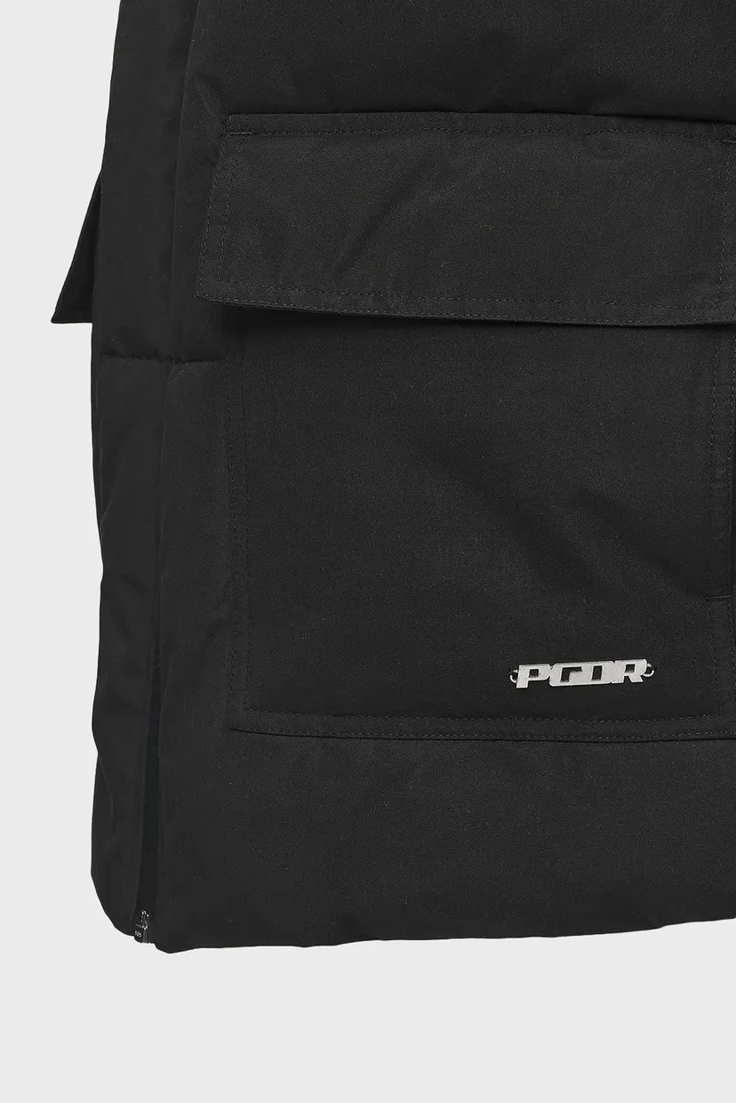 Мужская черная куртка CARVEL WATER-REACTIVE LOGO PUFFER JACKET 8
