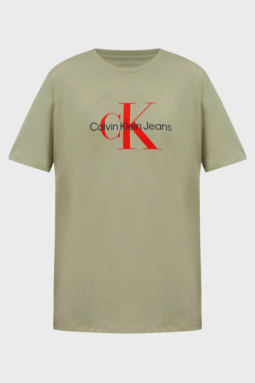 Чоловіча оливкова футболка SS HERO MONOGRAM TEE 30S EU OPT 5