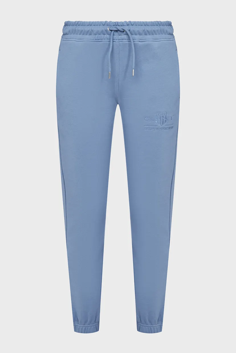 Женские голубые спортивные брюки REG TONAL SHIELD SWEATPANTS 4