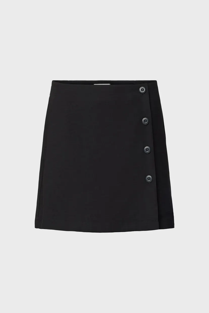 Женская черная юбка ECOVERO NYLON WRAP 6