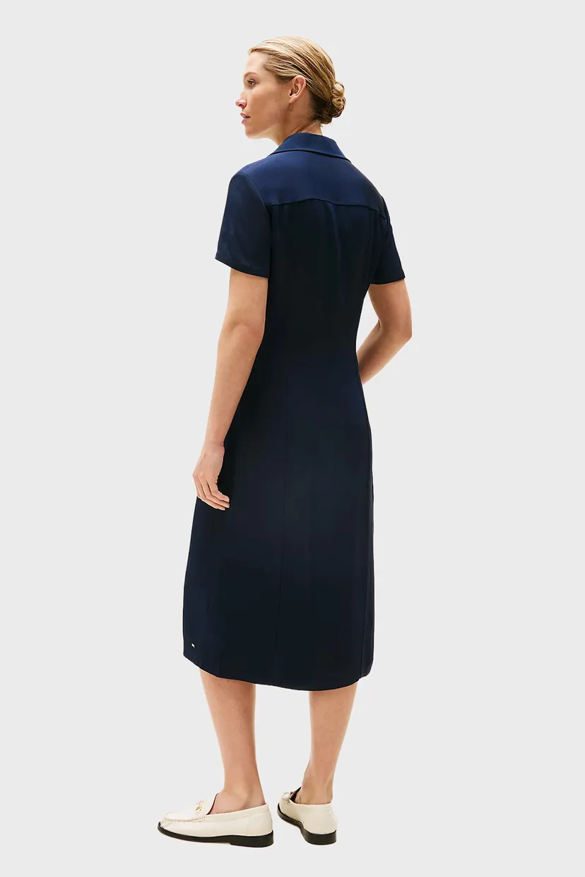 Женское темно-синее платье VIS TWILL S/S 3