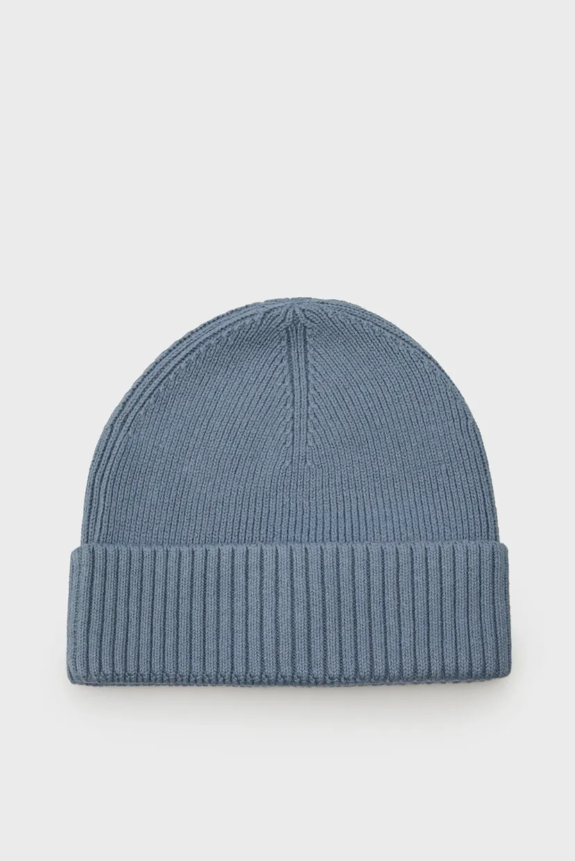 Чоловіча синя шапка TH FLAG PIMA COTTON BEANIE 3