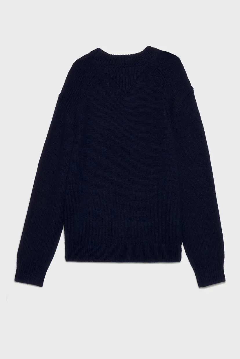 Чоловічий темно-синій светр THC ARCHIVE CREST SWEATER 6