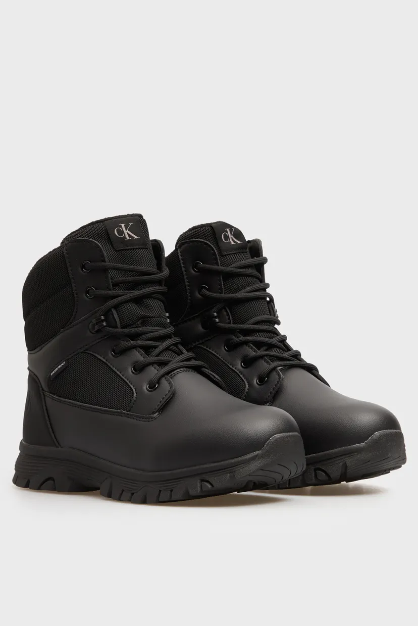 Дитячі чорні черевики LACE-UP 3