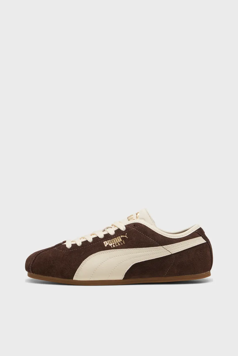 Коричневые замшевые кроссовки PUMA Tackle Sneakers Unisex 4