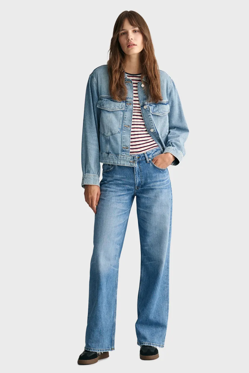 Женская футболка в полоску STRIPED RIBBED 3