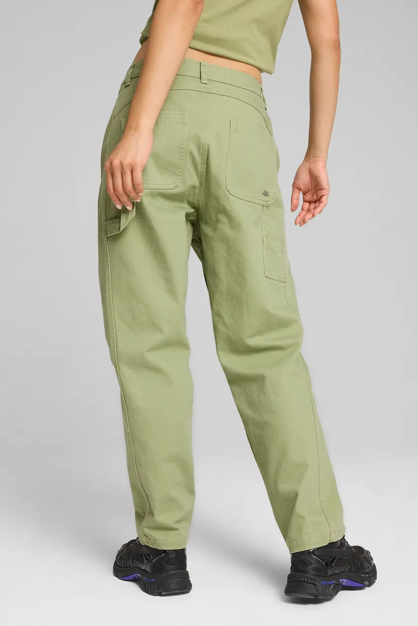 Жіночі оливкові джинси YONA Cargo Pants Women 3
