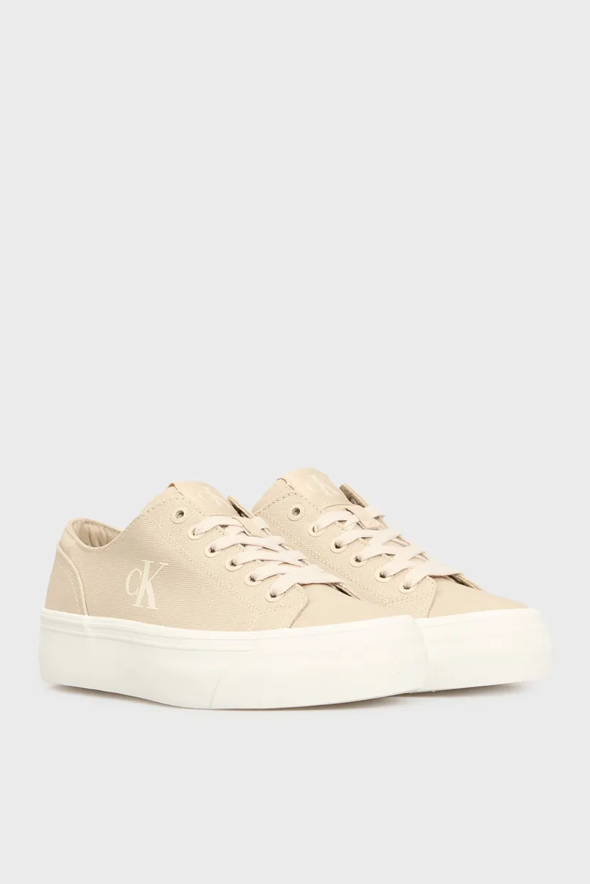 Жіночі бежеві кеди  VULC FLATFORM 3