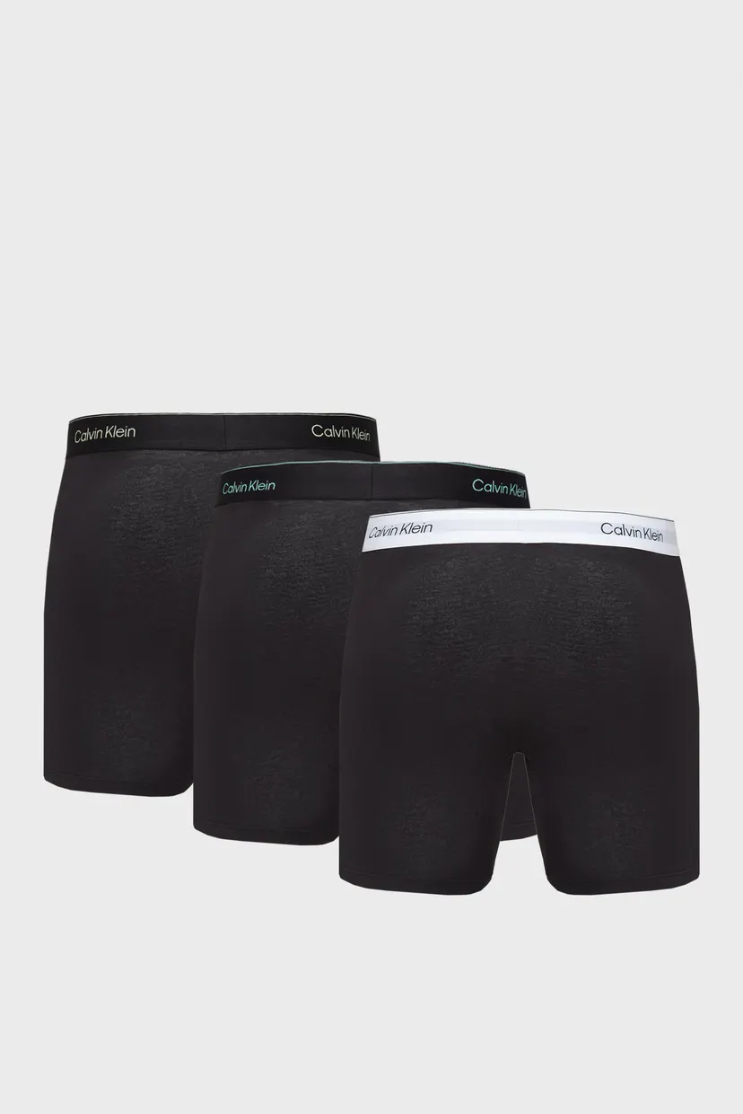 Чоловічі чорні боксери (3 шт) BOXER BRIEF 7