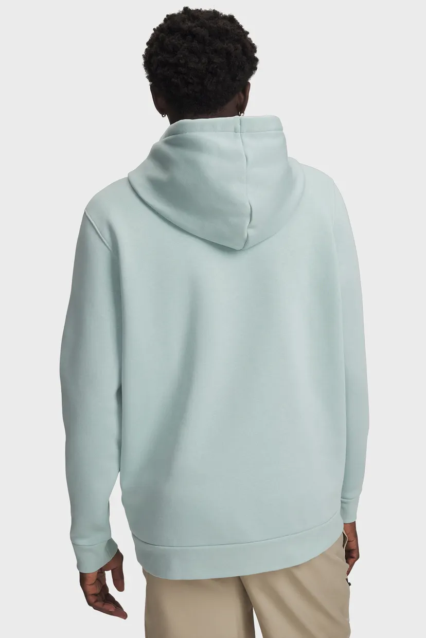 Чоловіче м'ятне худі UA Icon Fleece Hoodie 3