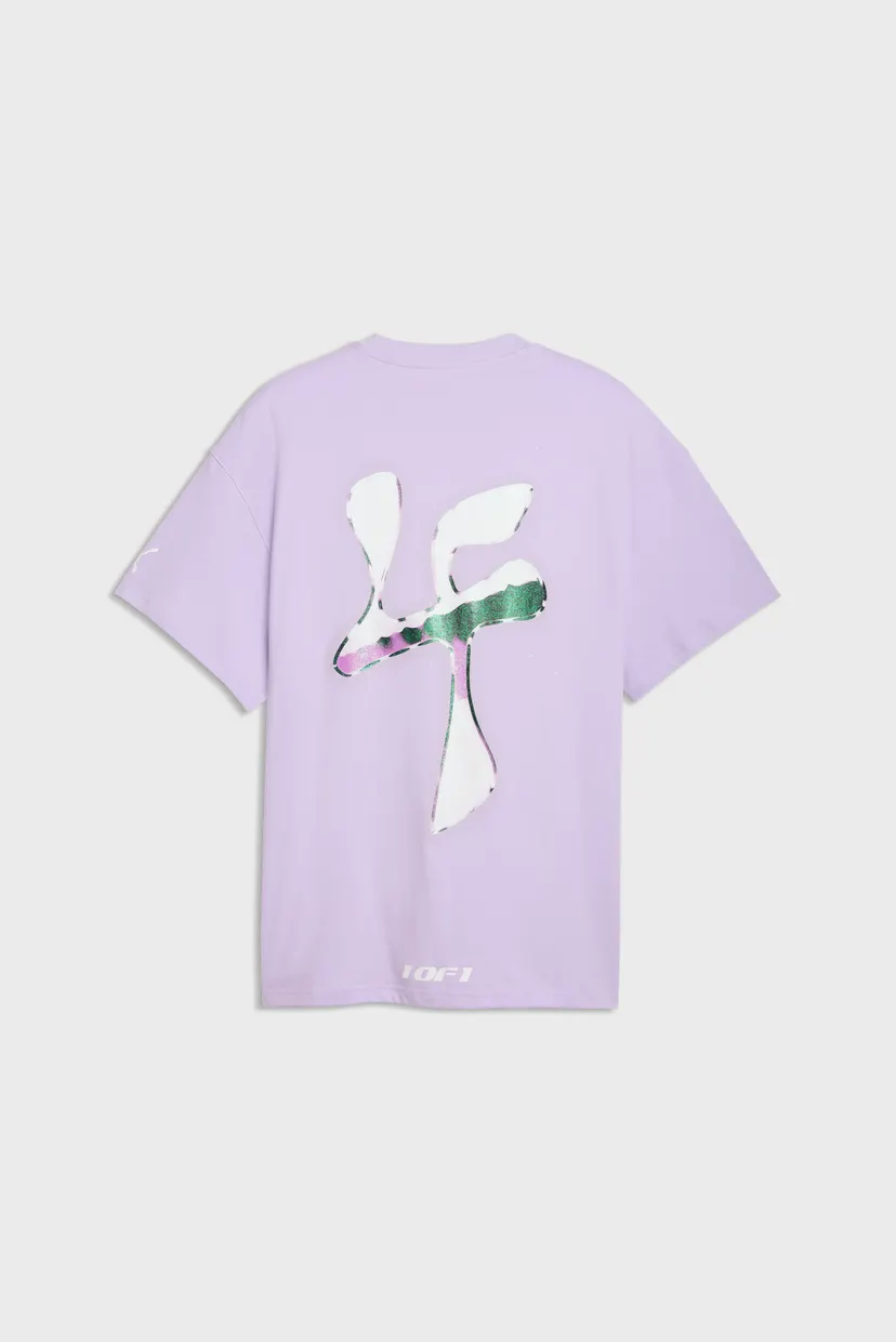 Чоловіча бузкова футболка LaFrancé Heem Aerospace Oversized Tee Men 5