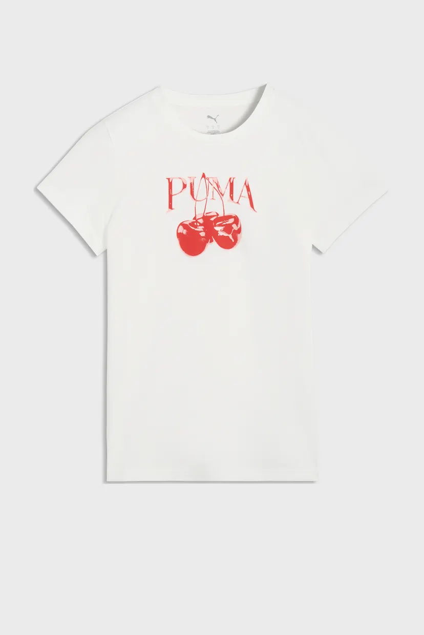 Жіноча біла футболка Graphic Cherry Tee Women 4