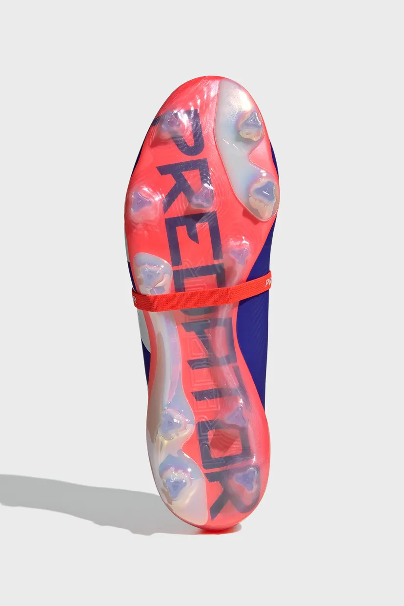 Синие бутсы Predator Elite Fold-Over Tongue Firm Ground 4