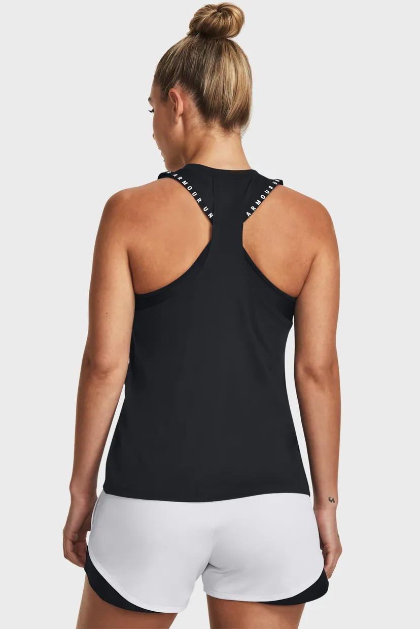 Женская черная майка Knockout Novelty Tank 3