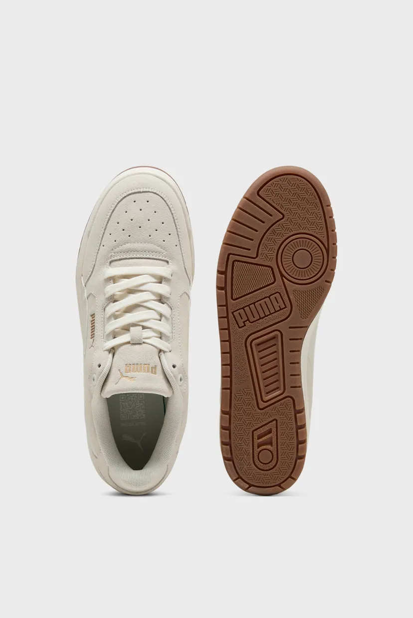 Белые замшевые сникерсы Shuffle Downtown Sneakers Unisex 4