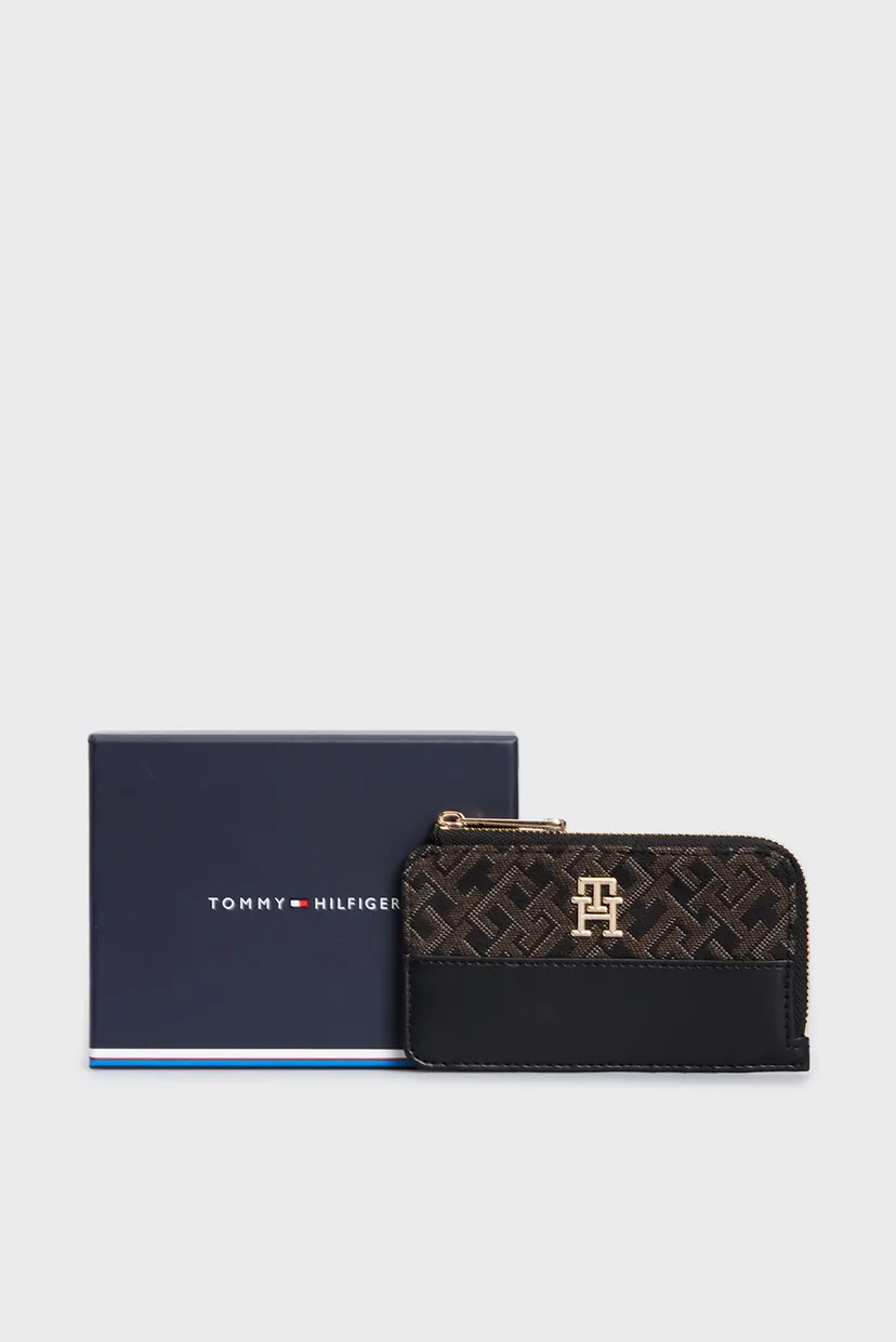 Жіночий кардхолдер TH JACQUARD SLIM WALLET 5