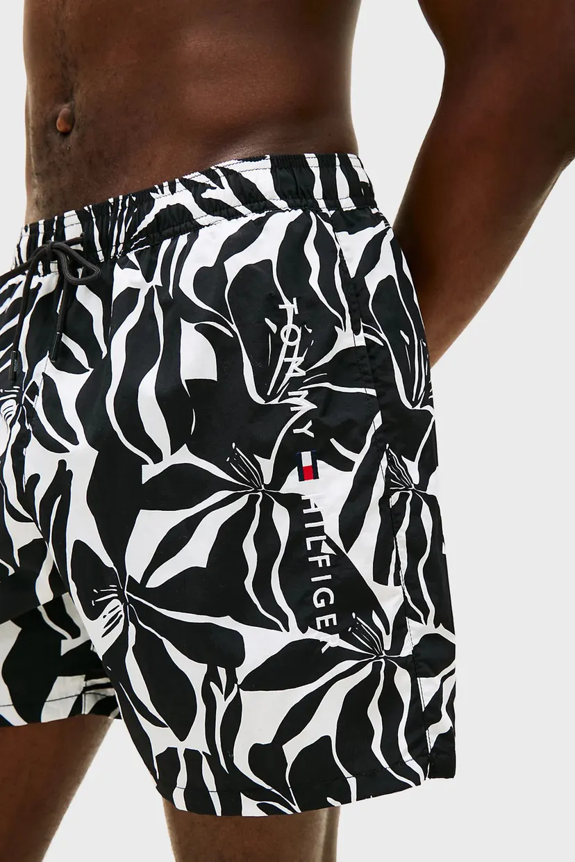 Мужские плавательные шорты с узором MEDIUM DRAWSTRING 4