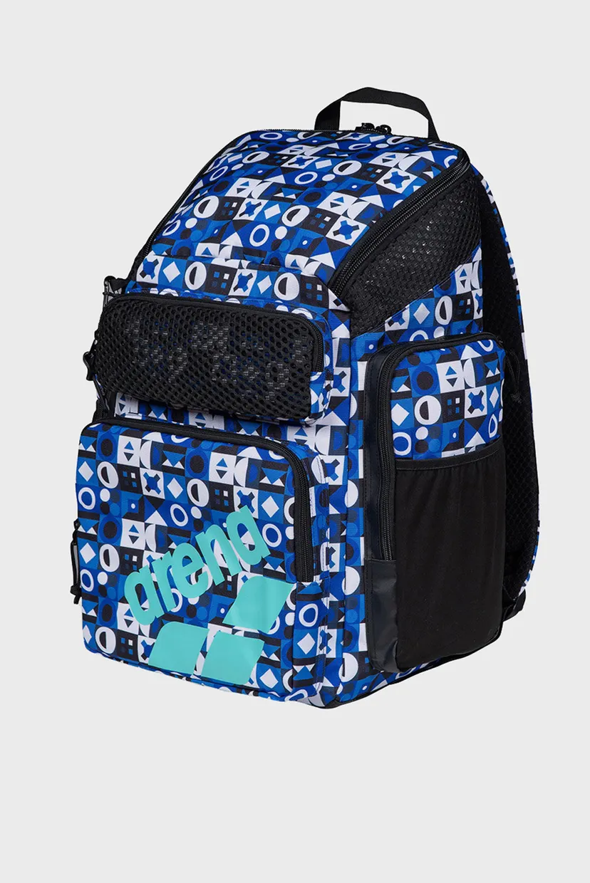 Синій рюкзак з візерунком ONE GO BACKPACK 45L AO 3