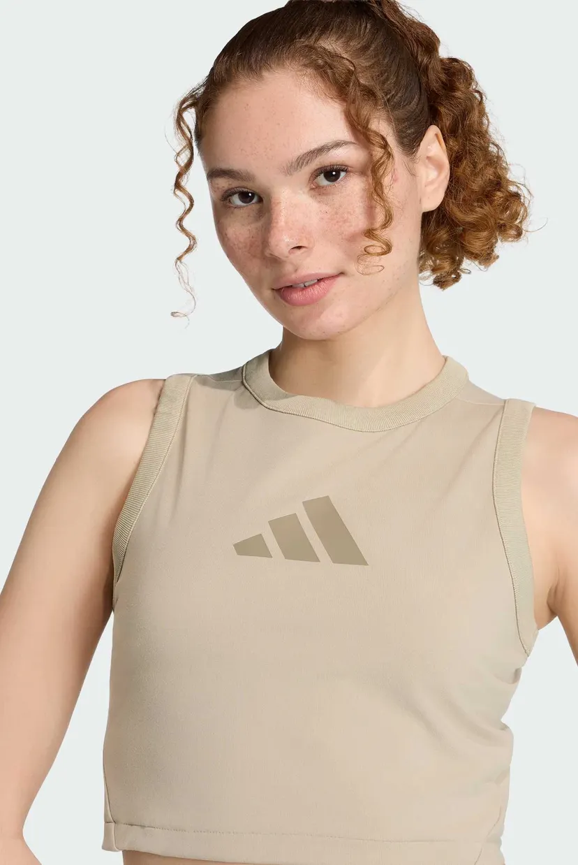 Женская бежевая майка ADIDAS Z.N.E. 4