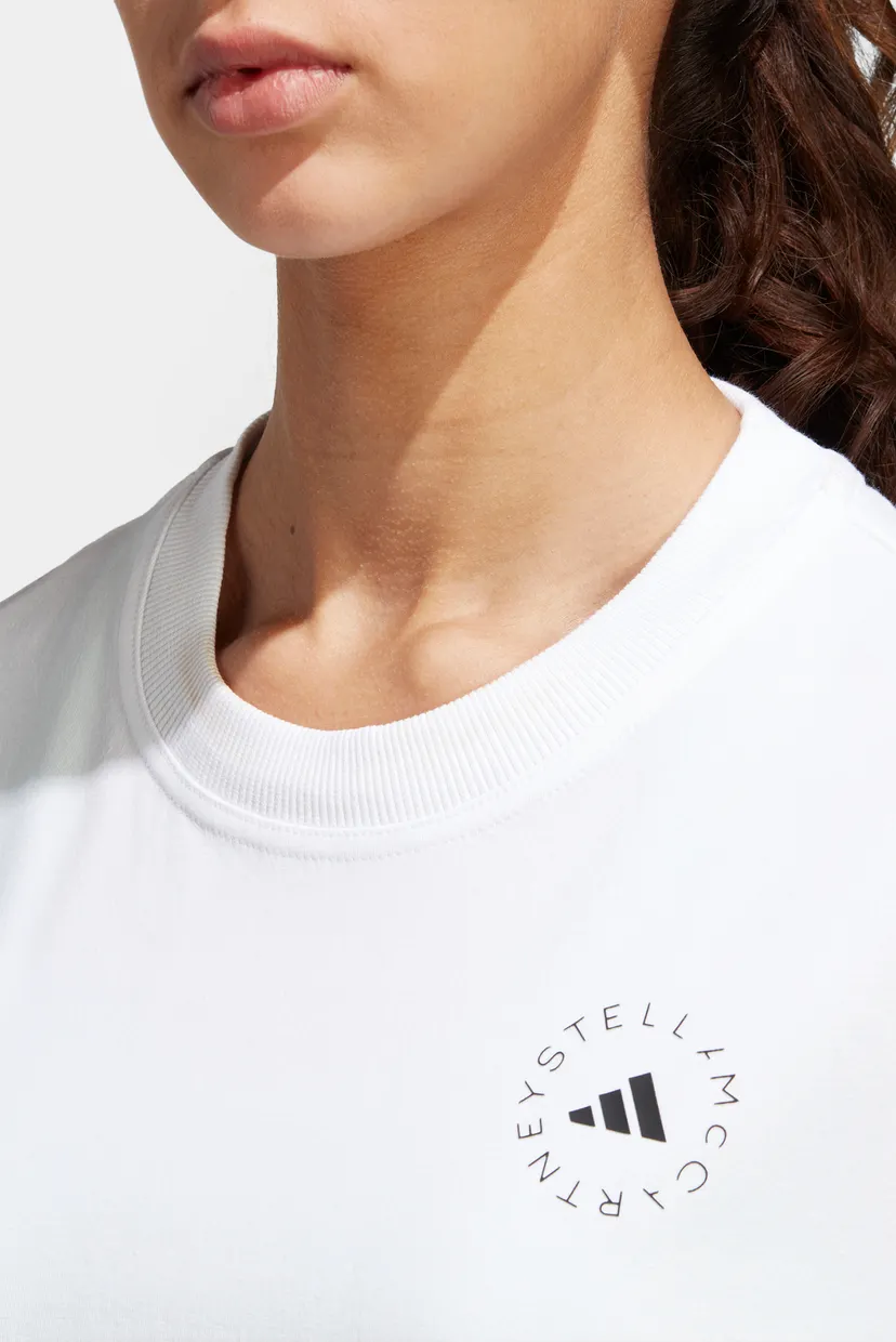 Жіноча біла футболка adidas by Stella McCartney TrueCasuals Regular Sportswear 4