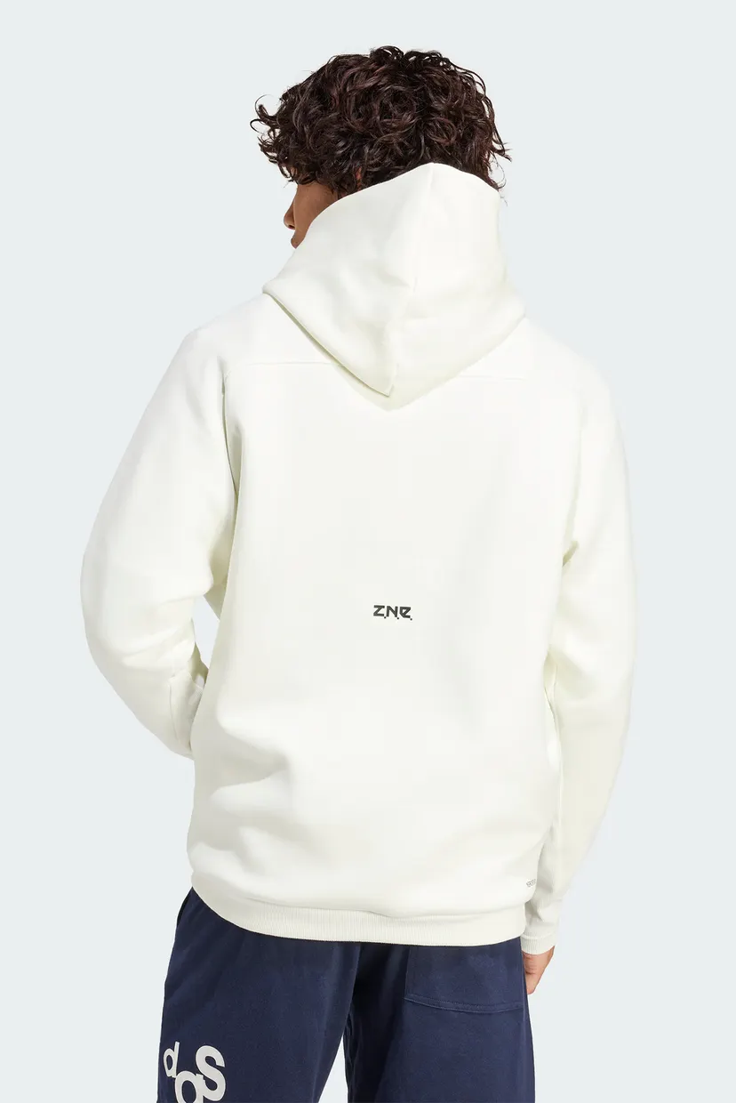 Чоловіче біле худі Z.N.E. Premium Full-Zip 3