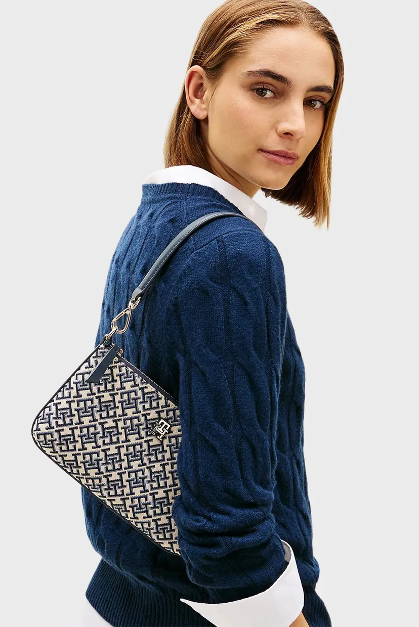 Жіноча сумка з візерунком TH JACQUARD SHOULDER POUCH 2