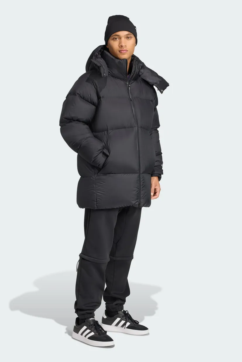 Мужской черный пуховик MYSHELTER Climawarm Down adidas JL6960 — MD