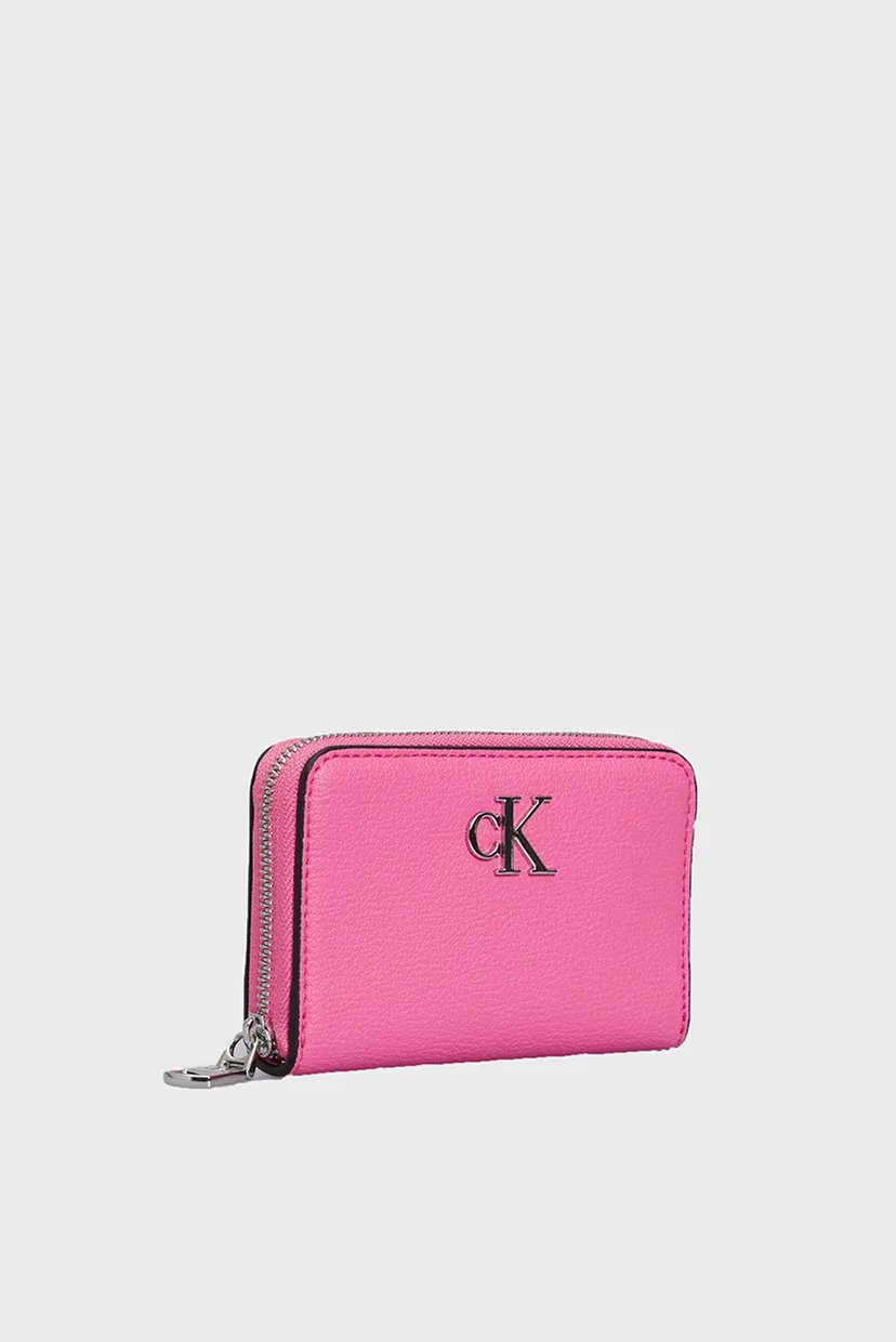Женский розовый кошелек MINIMAL MONOGRAM MED ZA 3
