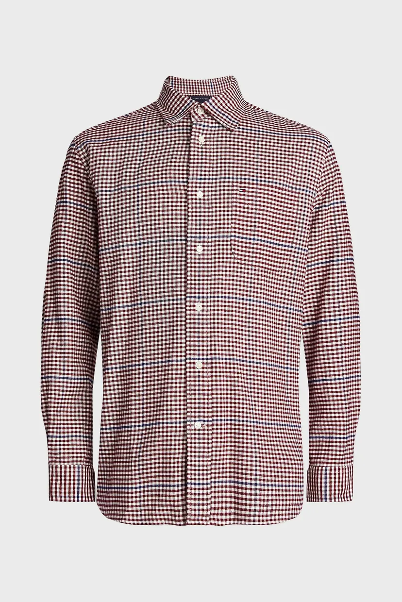 Мужская рубашка в клетку BRUSHED GINGHAM OVERCHECK 5