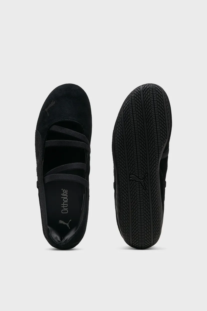 Жіночі чорні замшеві балетки Speedcat Ballet Sneakers Women 5