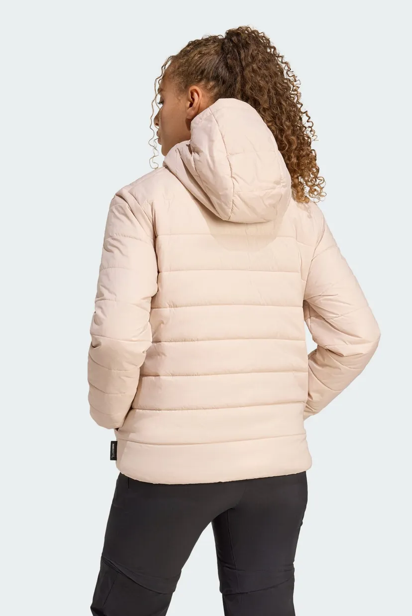 Жіноча бежева куртка Terrex Multi Essentials CLIMAWARM Insulated Hooded 3