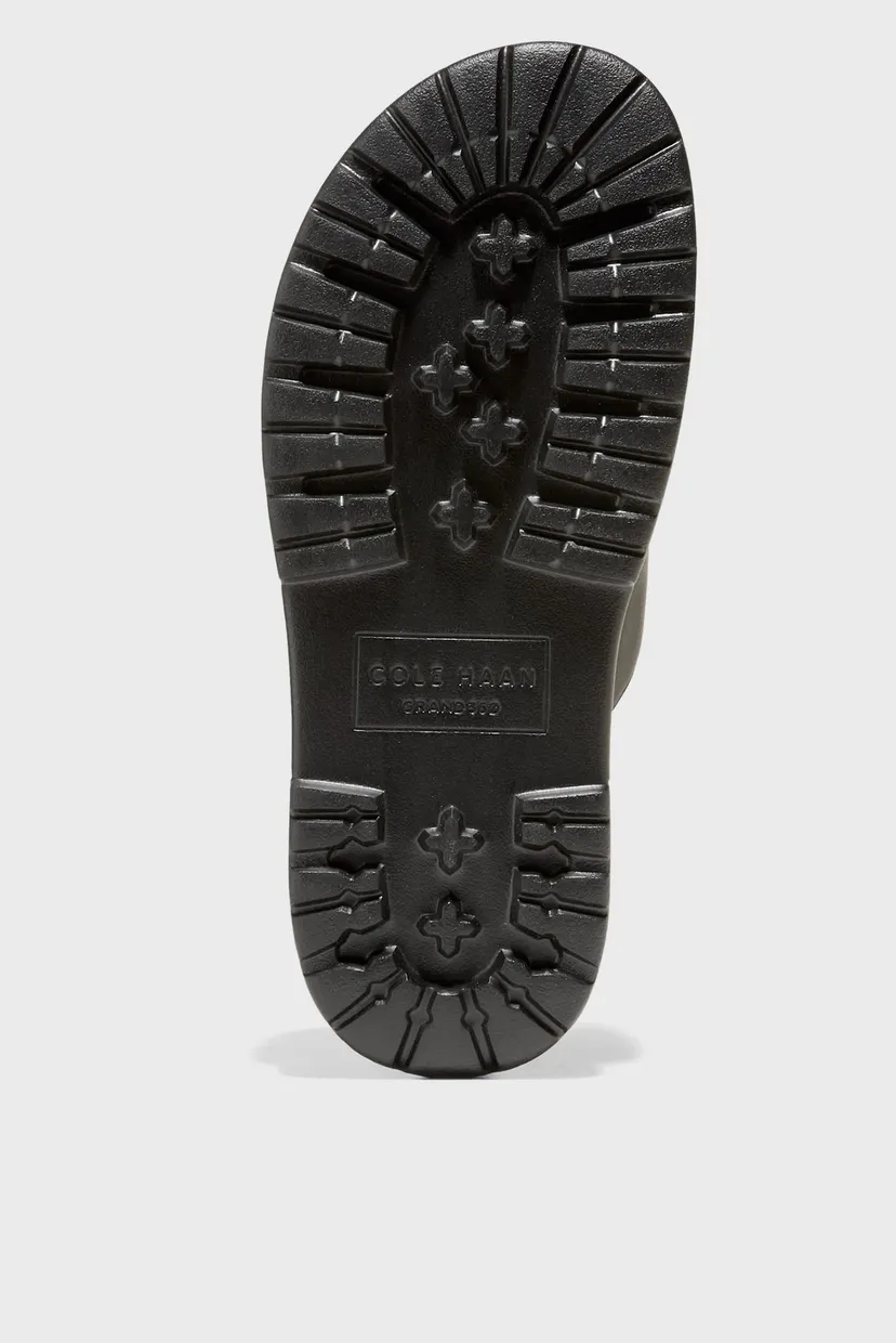 Женские черные кожаные слайдеры Fraya Slide Sandals 6
