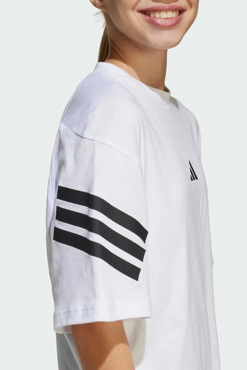 Дитяча біла футболка Future Icons 3-Stripes Kids 5