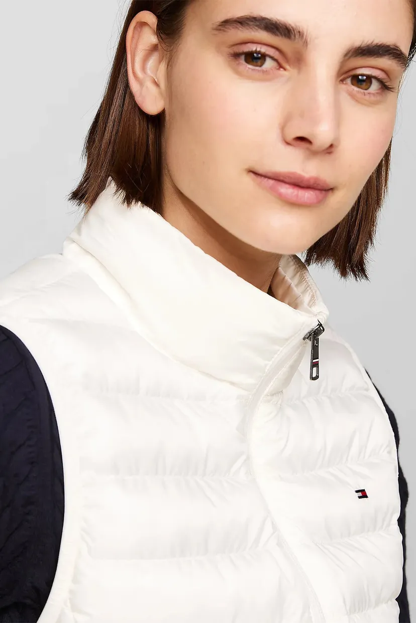 Жіночий білий жилет LW PADDED GLOBAL STRIPE VEST 5