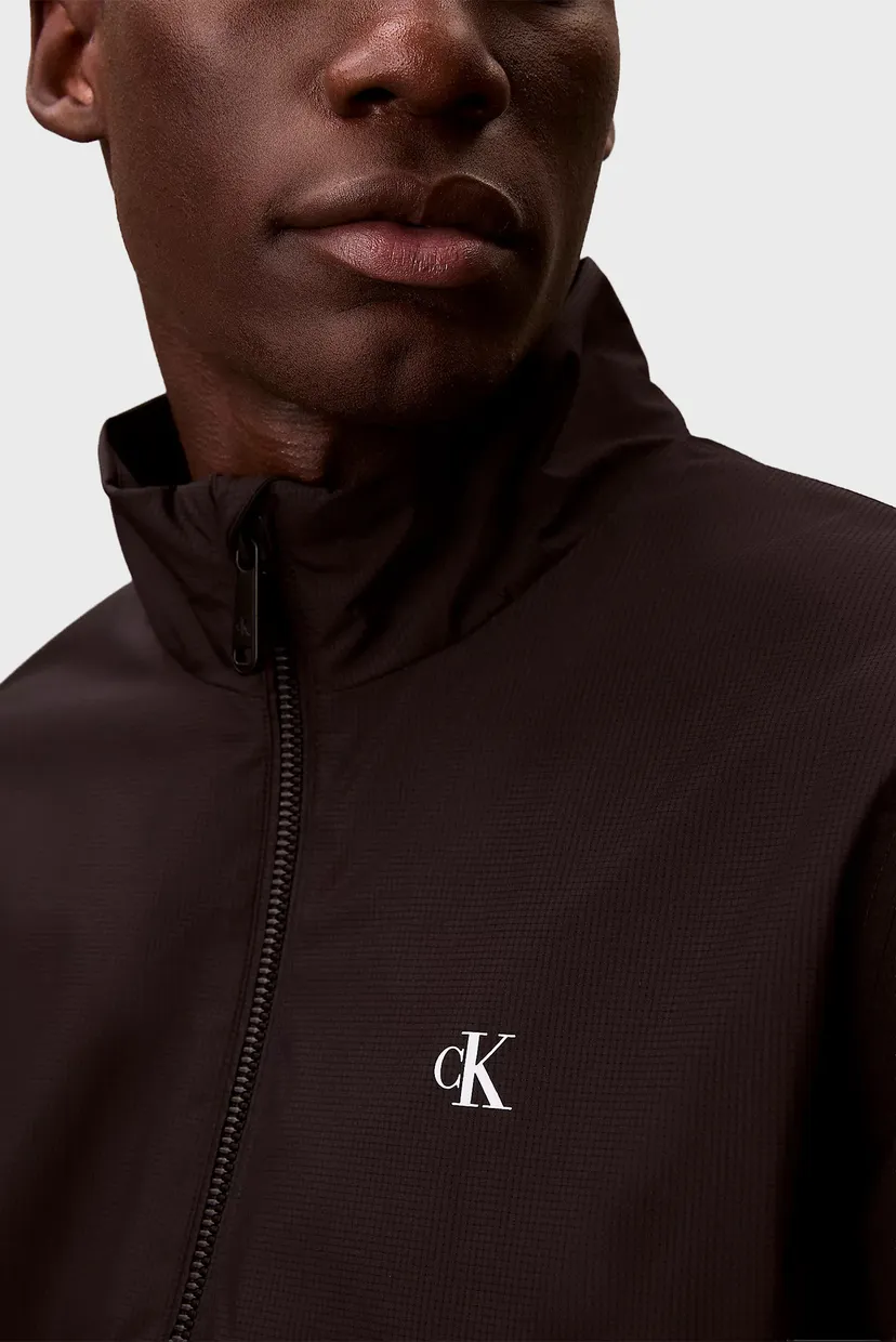Мужская черная куртка PADDED HARRINGTON 6