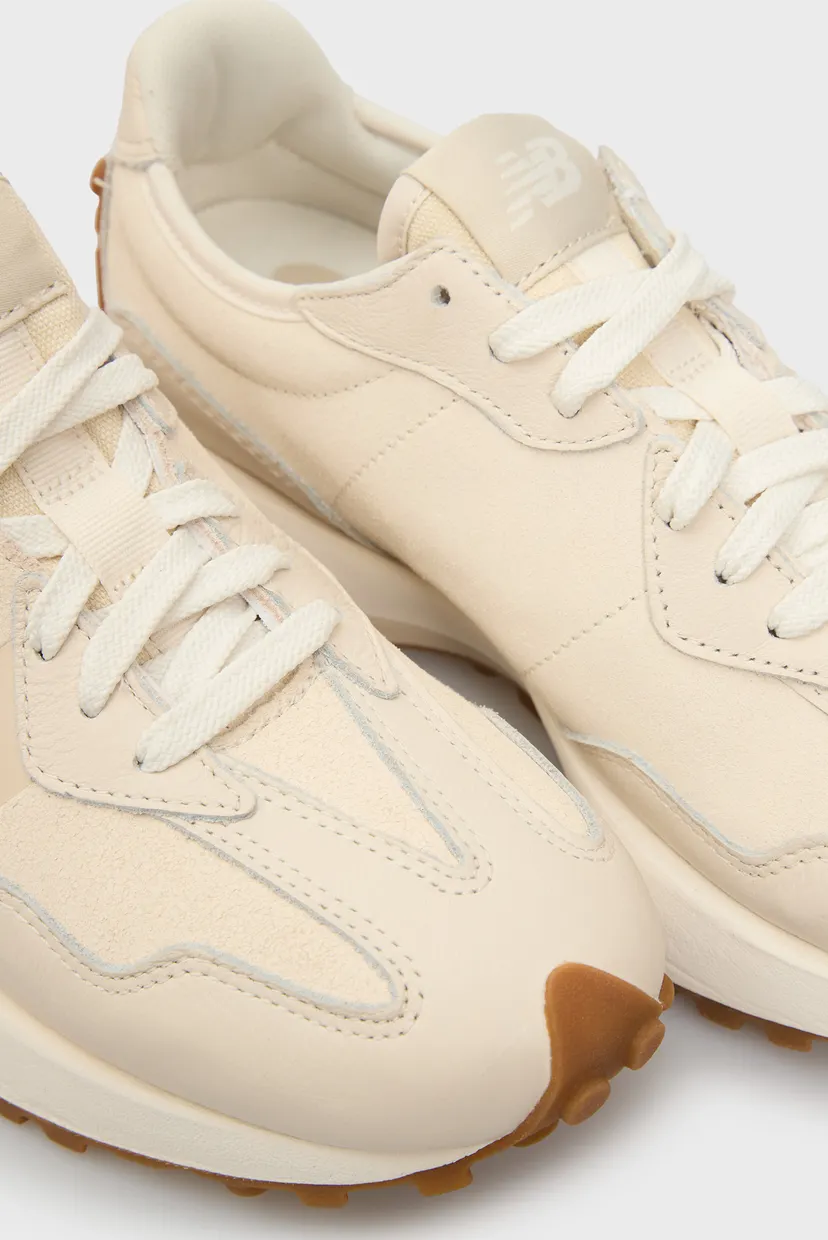 Жіночі бежеві кросівки 327 New Balance WS327DBA — MD-Fashion