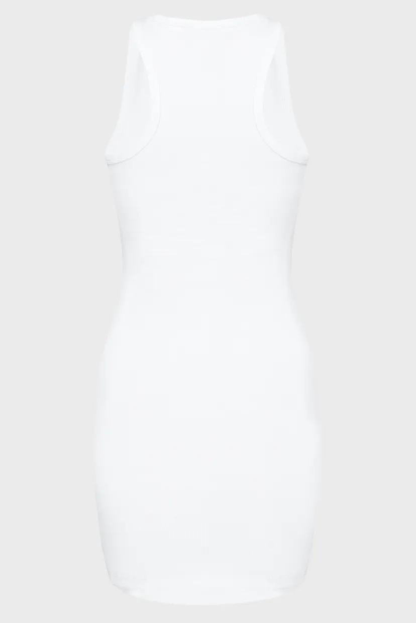 Жіноча біла сукня TJW ESSENTIAL RIB TANK BODYCON 5