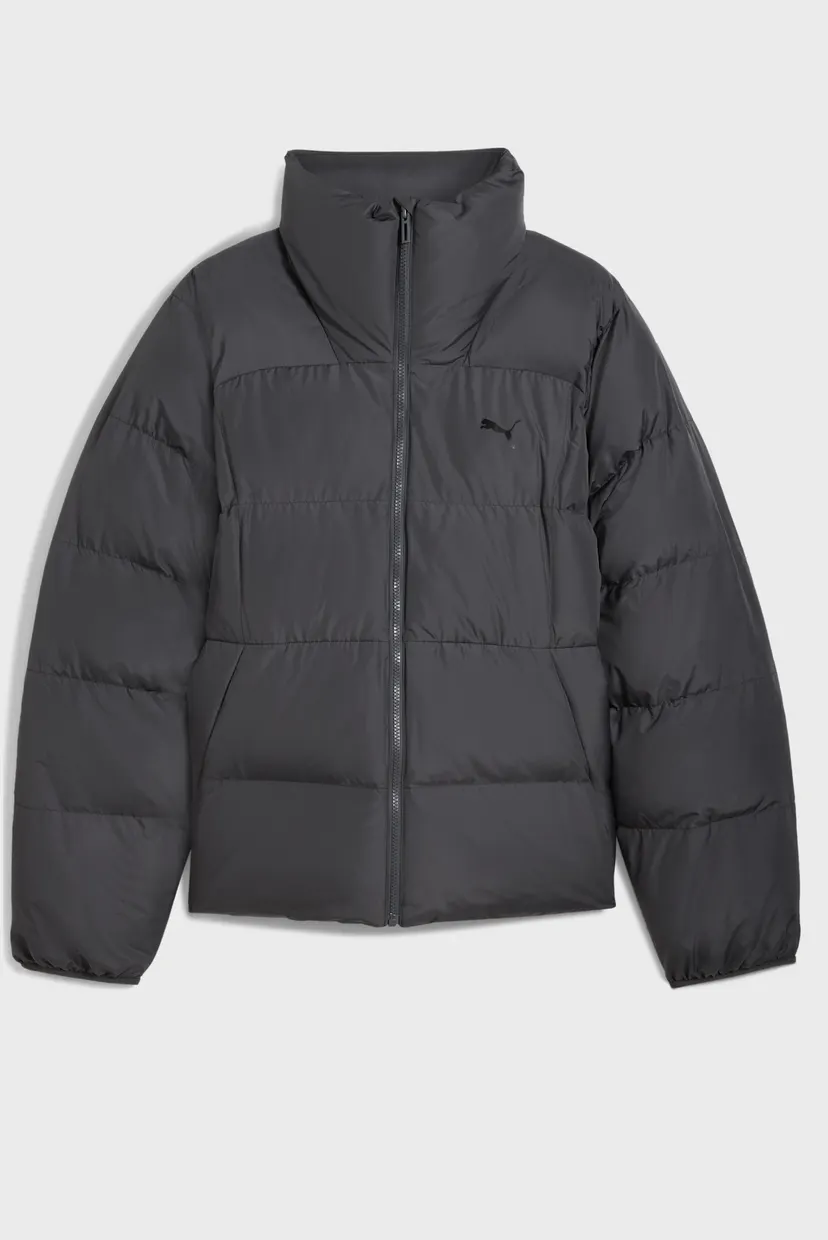 Чоловіча темно-сіра куртка Wardrobe Essentials Puffer Jacket Men 6