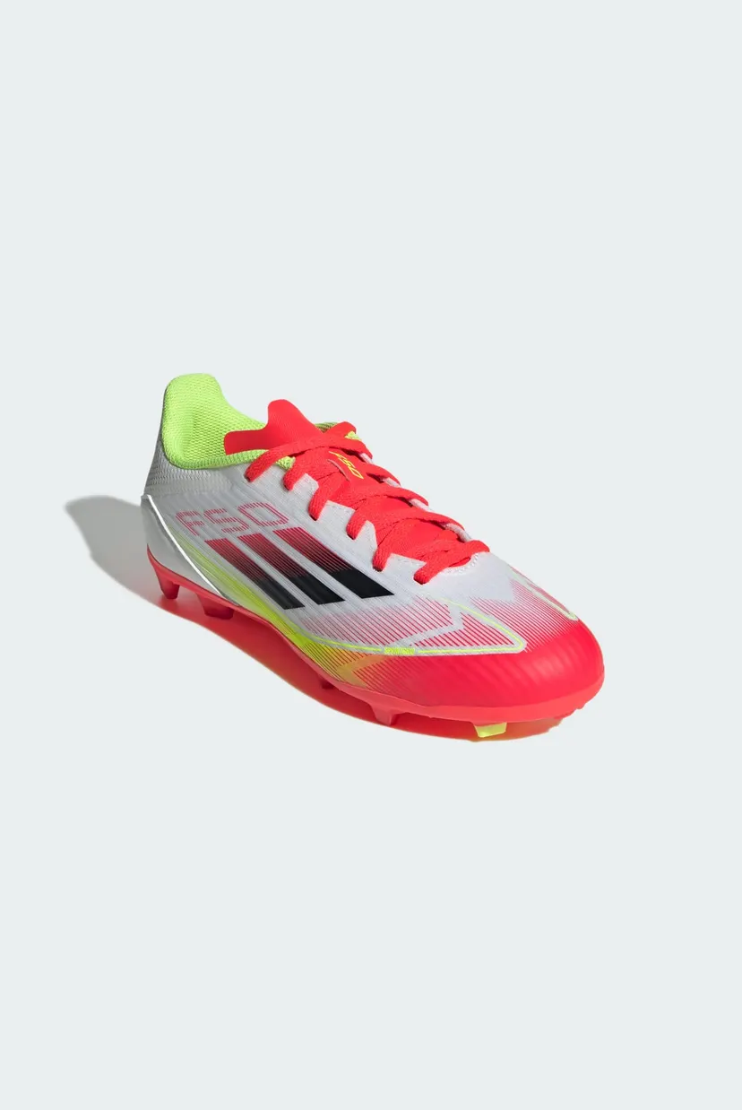 Дитячі білі бутси F50 League Firm/Multi-Ground Kids 4