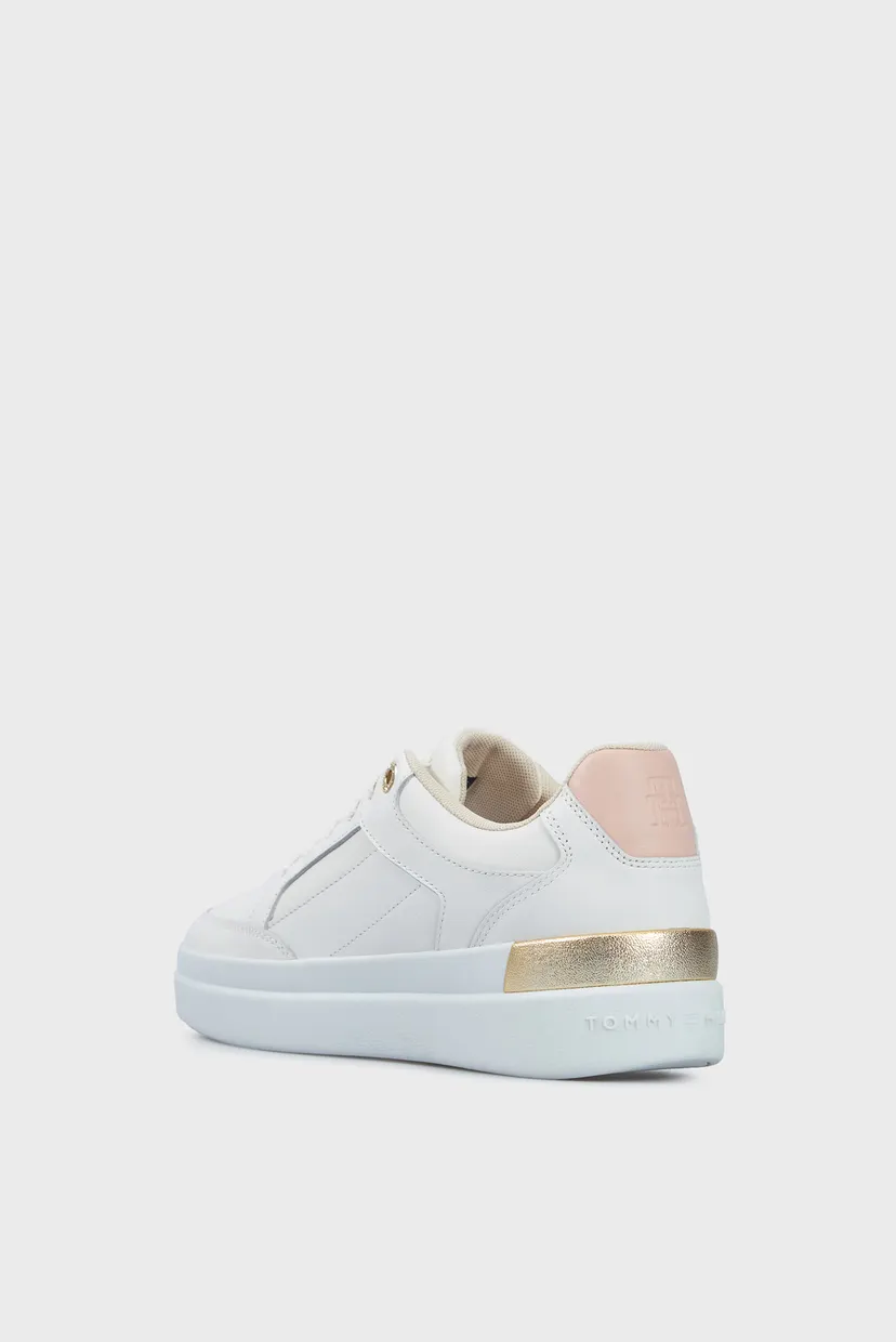 Женские белые сникерсы LUX HARDWARE COURT SNEAKER 5